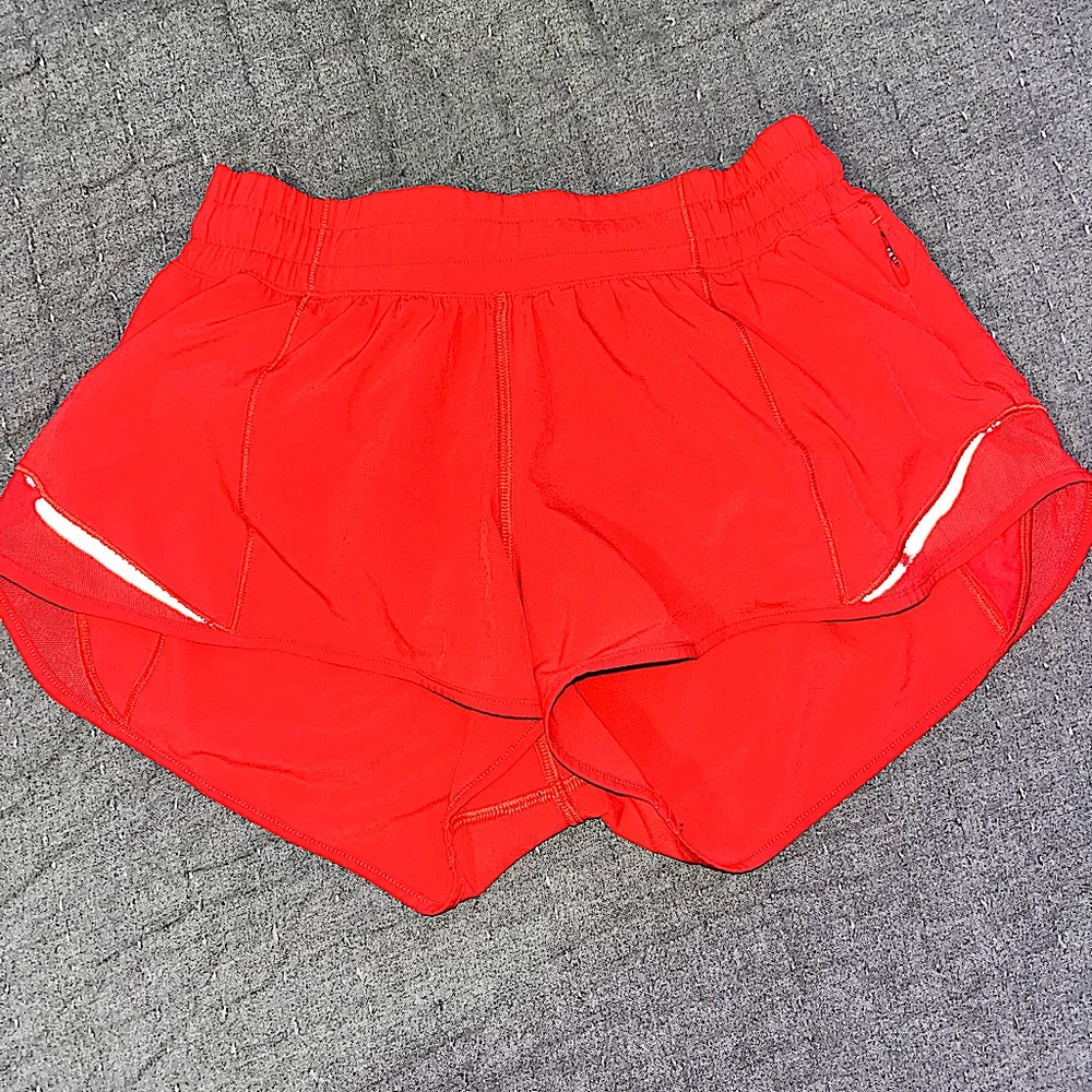 Lululemon; Hottie Hot Short. 2.5” Size 2. Color “Hot Heat”